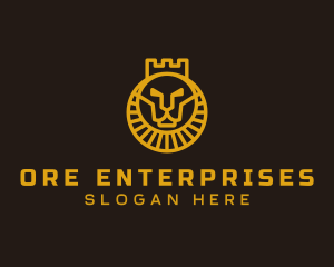 Royal Lion Crown logo design