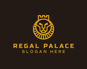 Royal Lion Crown logo design