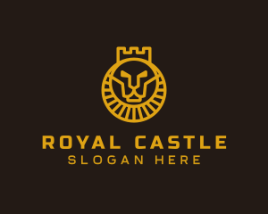 Royal Lion Crown logo design