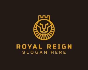 Royal Lion Crown logo design