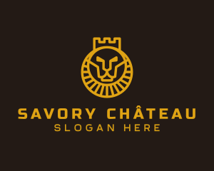 Royal Lion Crown logo design