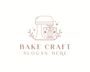 Baking Mixer Machine logo design