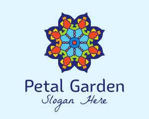 Flower Garden Tile  logo design