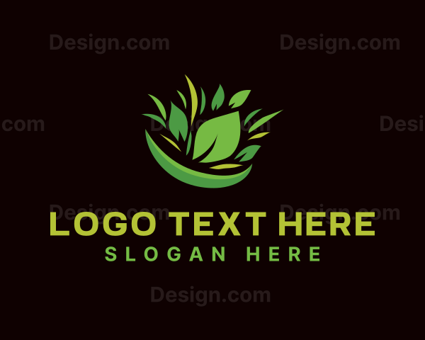 Leaf Garden Landscape Logo
