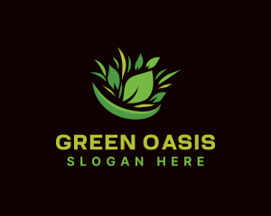 Leaf Garden Landscape logo