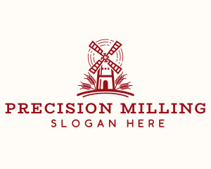 Organic Flour Mill logo design