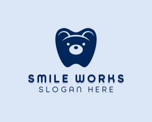 Dentistry Bear Tooth logo