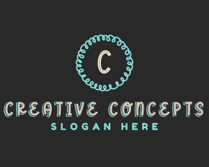 Fun Creative Doodle logo design