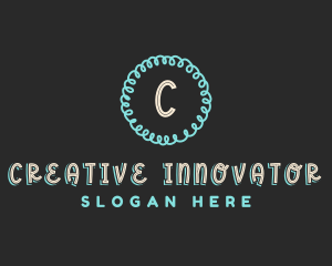 Fun Creative Doodle logo design