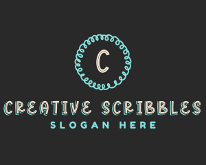 Fun Creative Doodle logo design