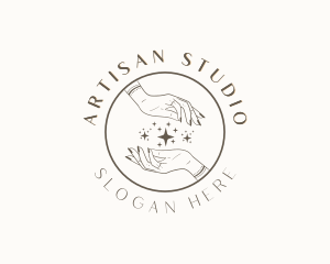 Mystic Nail Hand Salon logo design