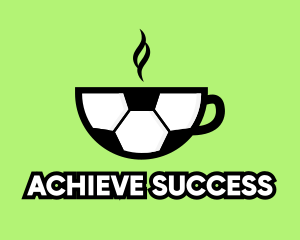 Soccer Ball Coffee Cafe logo design