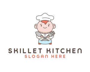 Baby Chef Cooking logo design