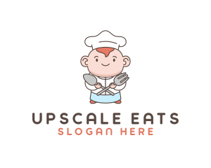 Baby Chef Cooking logo design