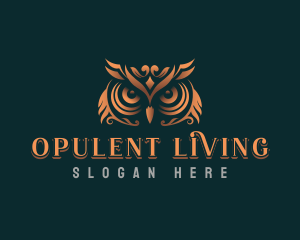 Elegant Premium Owl  logo design