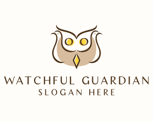 Dove Owl Aviary logo design