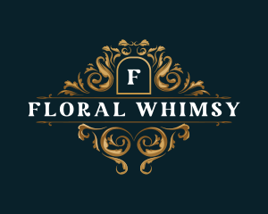 Floral Emblem Leaf logo
