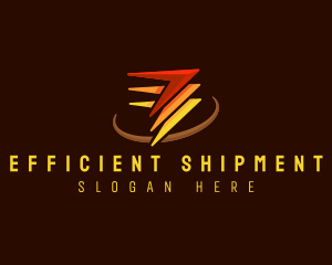 Logistics Freight Arrow logo design