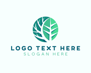 Eco Sustainable Tree logo