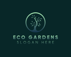 Forest Tree Environment logo design