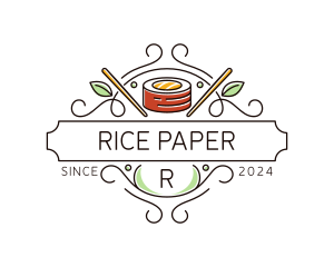 Culinary Sushi Restaurant logo design