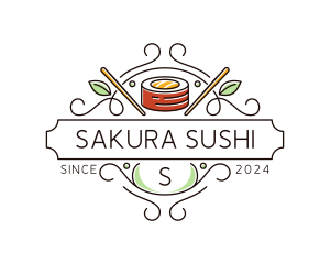 Culinary Sushi Restaurant logo design