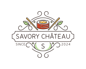 Culinary Sushi Restaurant logo design