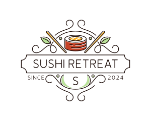 Culinary Sushi Restaurant logo design