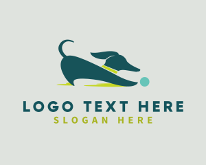 Playful Dog Animal logo