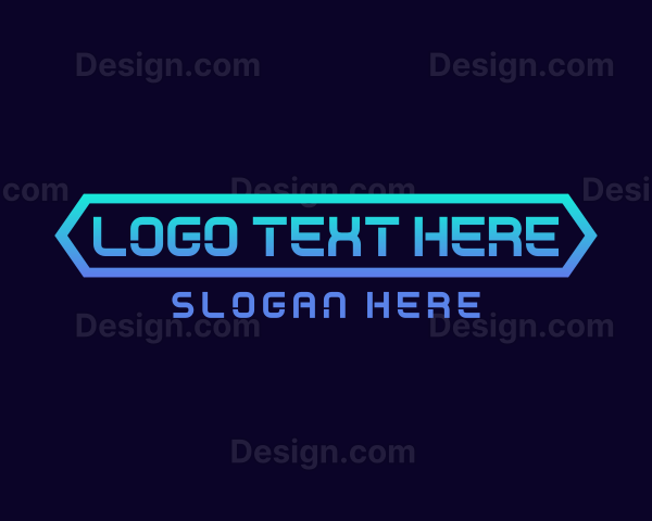 Futuristic Wordmark Logo