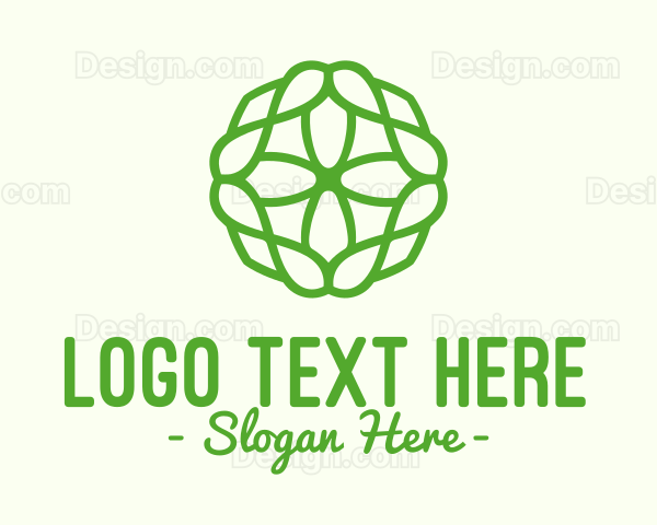 Green Organic Pattern Logo