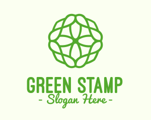 Green Organic Pattern logo design