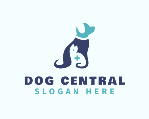 Blue Pet Veterinarian logo design