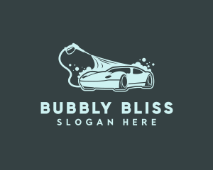 Bubbles Car Wash logo design