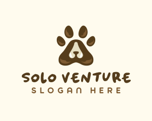 Veterinarian Dog Paw Logo