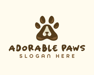 Veterinarian Dog Paw logo design