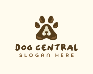 Veterinarian Dog Paw logo design