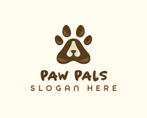 Veterinarian Dog Paw logo design