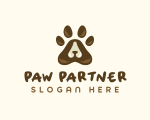 Veterinarian Dog Paw logo design