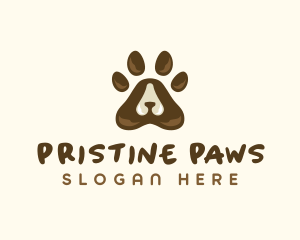 Veterinarian Dog Paw logo design