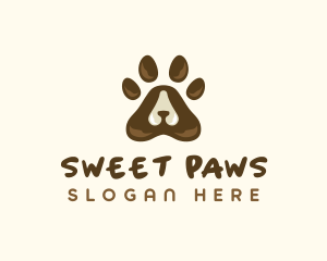 Veterinarian Dog Paw logo design