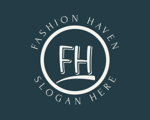 Simple Fashion Badge logo design