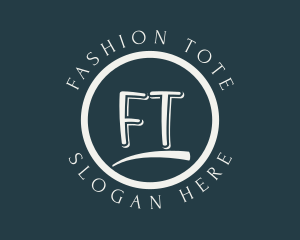 Simple Fashion Badge logo design