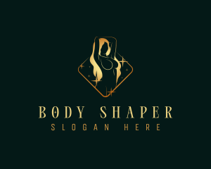 Woman Body Beauty logo design