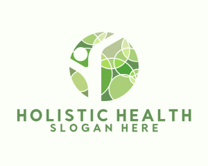 Abstract Human Tree logo