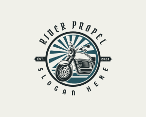 Rider Bike Motorcycle logo