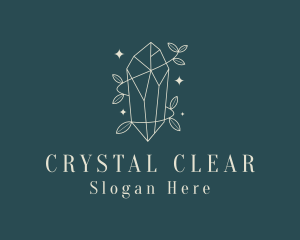 Elegant Crystal Jewelry logo design