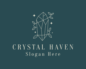 Elegant Crystal Jewelry logo design