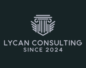 Professional Consulting Pillar logo design