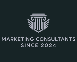 Professional Consulting Pillar logo design